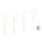 Jingle Jollys 4 PCS Christmas Lights Path Ground Light Garden Decorations 144 LED XMAS-PATH-STAR-WM-4PC