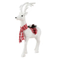 Jingle Jollys Christmas Reindeer 60cm Glitter Deer Ornaments Party Decorations XMAS-REINDEER-M-WH