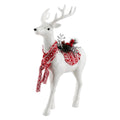 Jingle Jollys Christmas Reindeer 45cm Glitter Deer Ornaments Party Decorations XMAS-REINDEER-S-WH