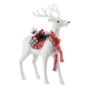 Jingle Jollys Christmas Reindeer 45cm Glitter Deer Ornaments Party Decorations XMAS-REINDEER-S-WH
