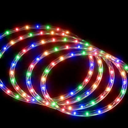 20M Christmas Lights String Rope Light Decorations 600 LED Colorful Jingle Jollys XMAS-ROPE-20M-600LED-MC