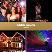 20M Christmas Lights String Rope Light Decorations 600 LED Colorful Jingle Jollys XMAS-ROPE-20M-600LED-MC
