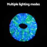 20M Christmas Lights String Rope Light Decorations 600 LED Colorful Jingle Jollys XMAS-ROPE-20M-600LED-MC