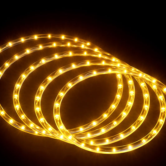 20M Christmas Lights String Rope Light Decorations 600 LED Warm Jingle Jollys XMAS-ROPE-20M-600LED-WM