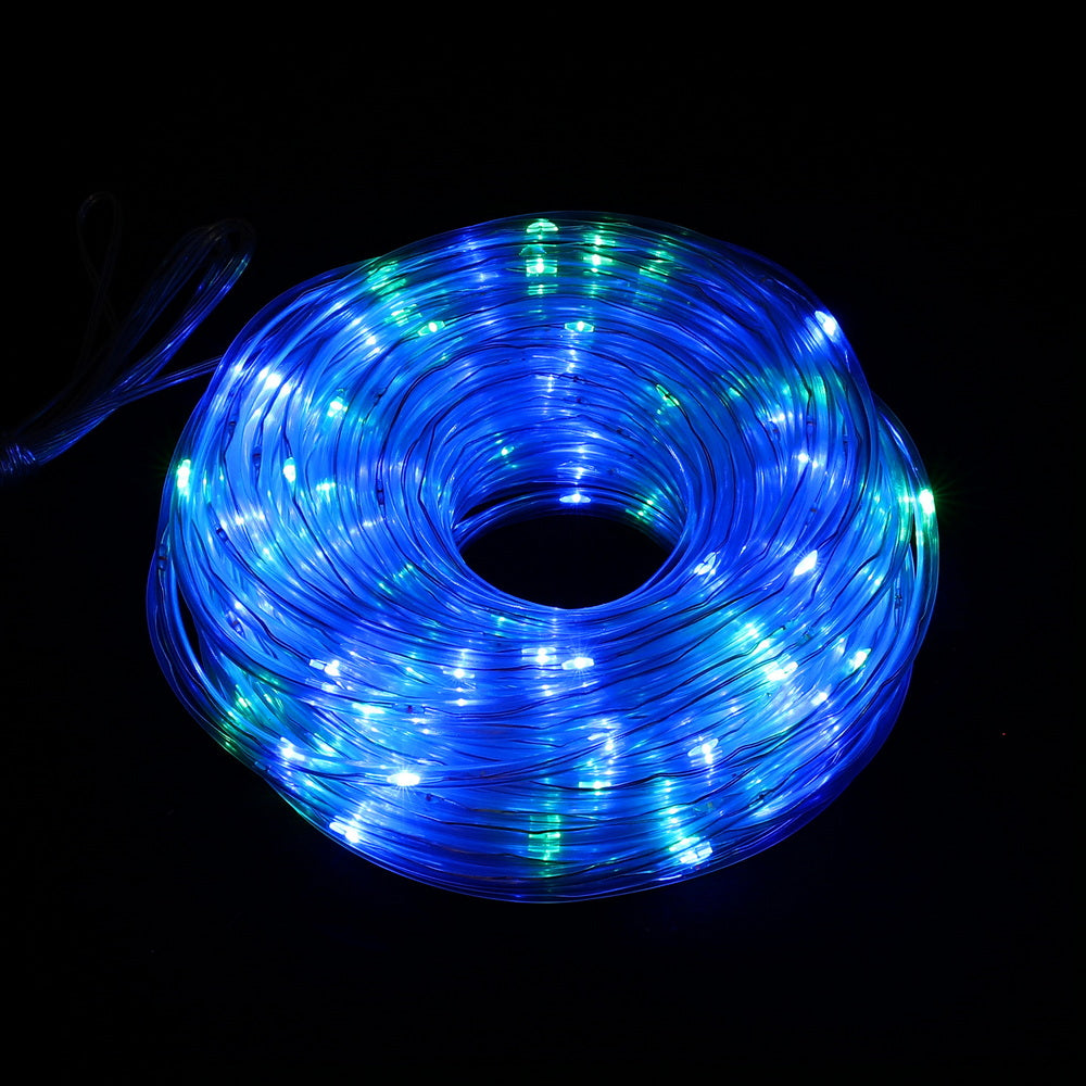Jingle Jollys 30M Christmas Lights String Rope Light Decoration 300 LED Colorful XMAS-ROPE-32M-300LED-MC