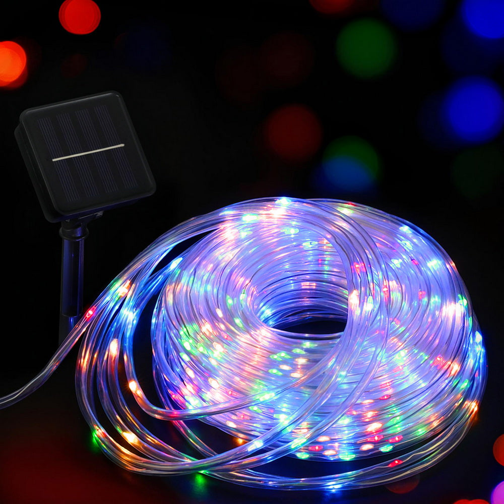 Jingle Jollys 30M Christmas Lights String Rope Light Decoration 300 LED Colorful XMAS-ROPE-32M-300LED-MC