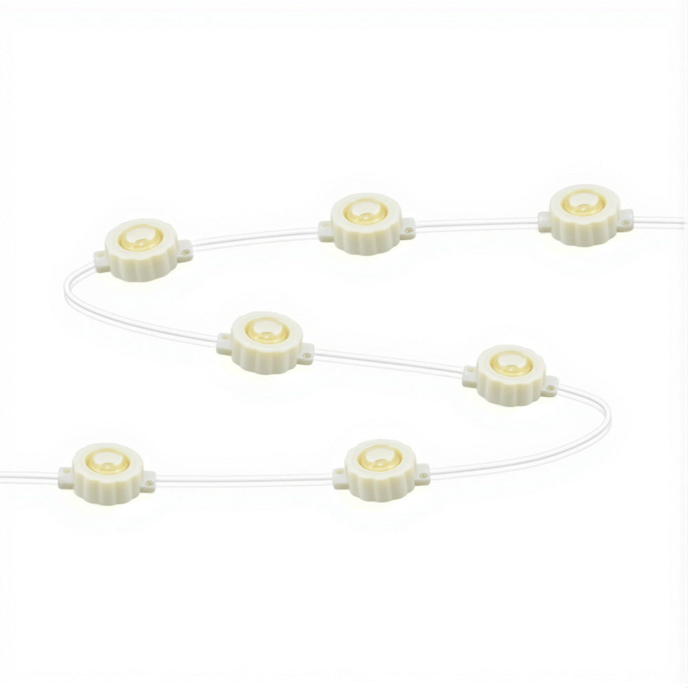 Jingle Jollys 15M Christmas Lights Permanent String Eaves Light 36 LED Decoration XMAS-ST36-16M-RGB