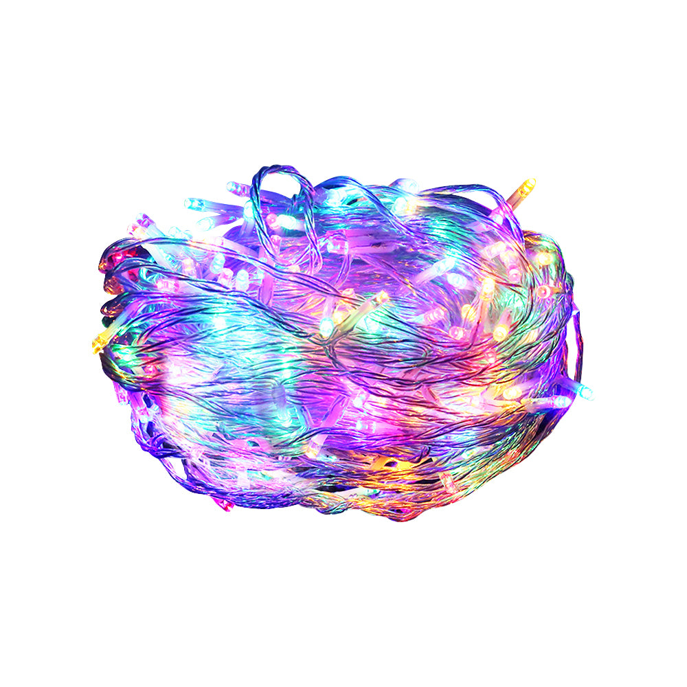100M Christmas Lights String Fairy Light 500 LED Colourful Jingle Jollys XMAS-ST500-100M-MC