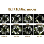 100M Christmas Lights String Fairy Light 500 LED Cool White Jingle Jollys XMAS-ST500-100M-WH