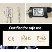 100M Christmas Lights String Fairy Light 500 LED Cool White Jingle Jollys XMAS-ST500-100M-WH