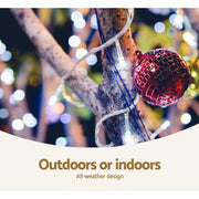 100M Christmas Lights String Fairy Light 500 LED Cool White Jingle Jollys XMAS-ST500-100M-WH