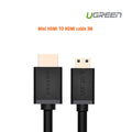 UGREEN Mini HDMI TO HDMI cable 3M (10118) V28-ACBUGN10118