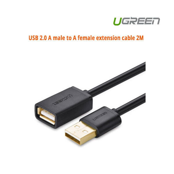 UGREEN USB 2.0 A male to A female extension cable 2M (10316) V28-ACBUGN10316
