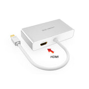UGREEN 3-in-1 Mini DisplayPort to HDMI&VGA&DVI converter - white (10438) V28-ACBUGN10438