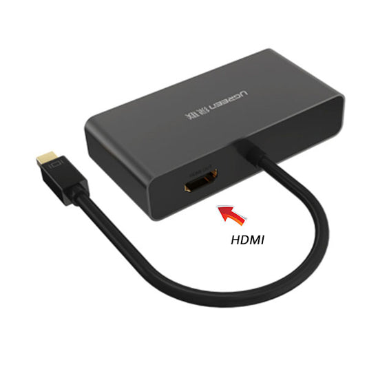 UGREEN 3-in-1 Mini DisplayPort to HDMI&VGA&DVI converter - black (10440) V28-ACBUGN10440