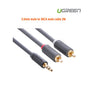 UGREEN 3.5mm male to 2RCA male cable 2M (10510) V28-ACBUGN10510