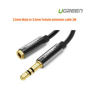 UGREEN 3.5mm Male to 3.5mm Female extension cable 2M (10594) V28-ACBUGN10594