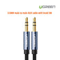 UGREEN 3.5MM male to male AUX cable with braid 3M (10688) V28-ACBUGN10688