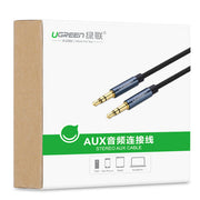 UGREEN 3.5MM male to male AUX cable with braid 3M (10688) V28-ACBUGN10688