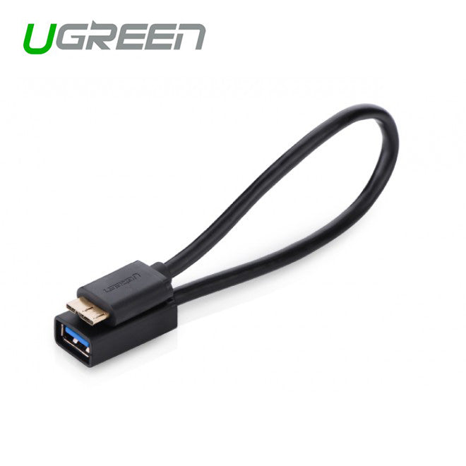 UGREEN Micro USB 3.0 OTG Cable For Samsung Note 3/S4/S5 - Black (10816) V28-ACBUGN10816