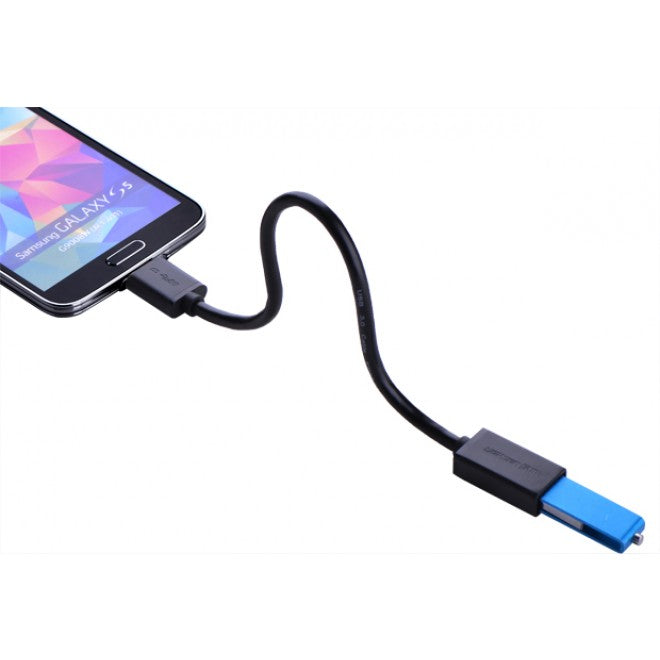 UGREEN Micro USB 3.0 OTG Cable For Samsung Note 3/S4/S5 - Black (10816) V28-ACBUGN10816