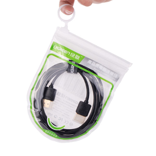 UGREEN High speed with Ethernet full copper Ultra Slim HDMI cable 2M (11199) V28-ACBUGN11199