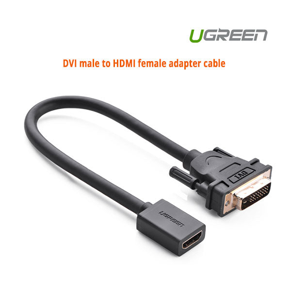UGREEN DVI male to HDMI female adapter cable (20118) V28-ACBUGN20118