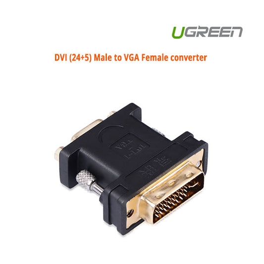 UGREEN DVI (24+5) Male to VGA Female converter (20122) V28-ACBUGN20122