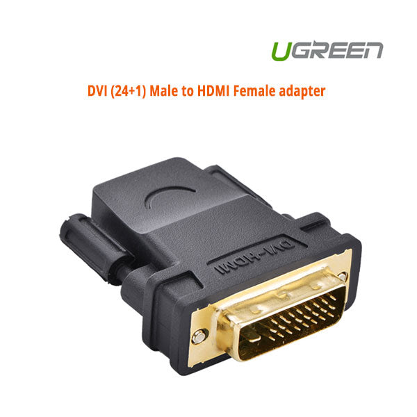 UGREEN DVI (24+1) Male to HDMI Female adapter (20124) V28-ACBUGN20124