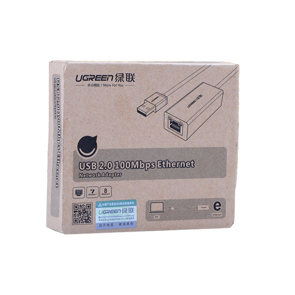 UGREEN USB2.0 10/100 Mbps Network Adapter (20254) V28-ACBUGN20254