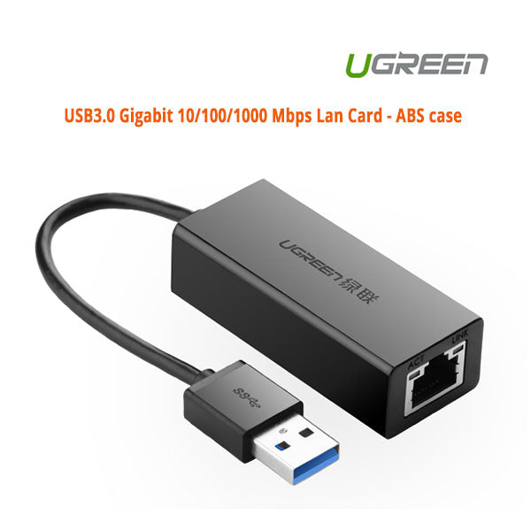 UGREEN USB3.0 Gigabit 10/100/1000 Mbps Network Adapter (20256) V28-ACBUGN20256