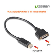 UGREEN DisplayPort male to DVI female converter (20405) V28-ACBUGN20405