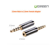 UGREEN 3.5mm Male to 2.5mm Female Adapter (20502) V28-ACBUGN20502