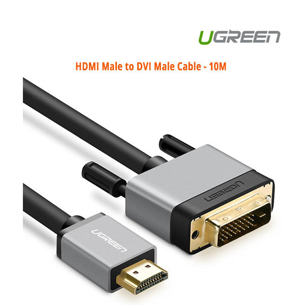 UGREEN HDMI Male to DVI Male Cable 10M (20891) V28-ACBUGN20891