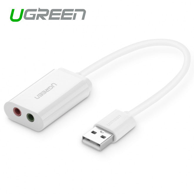 UGREEN USB 2.0 External 3.5mm Sound Card Adapter (30143) V28-ACBUGN30143