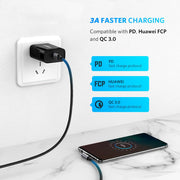 UGREEN USB-C to Angled USB 2.0 C M/M Round Cable Aluminum Shell Nickel Plating 2m (Gray Black) 50125 V28-ACBUGN50125