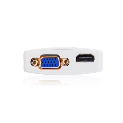 UGreen Mini Display Port to HDMI & VGA Dual Converter Premium ABS case (10427 ) V28-ACBUGNMINIDPHDMIA