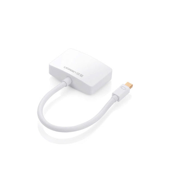 UGreen Mini Display Port to HDMI & VGA Dual Converter Premium ABS case (10427 ) V28-ACBUGNMINIDPHDMIA