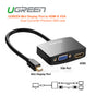 UGreen 4K Mini DisplayPort to HDMI / VGA Adapter - Black (10439) V28-ACBUGNMINIDPHDMIBKA