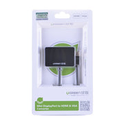 UGreen 4K Mini DisplayPort to HDMI / VGA Adapter - Black (10439) V28-ACBUGNMINIDPHDMIBKA