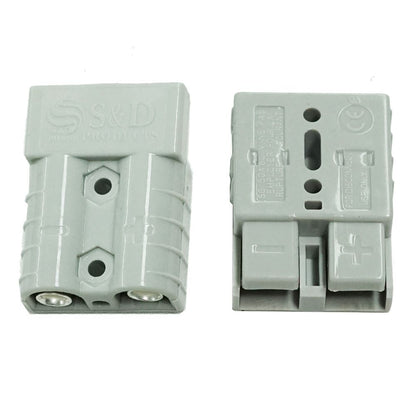 20x Anderson Style Plug connector 50AMP Caravan Trailer Solar 6AWG GREY V94-ODR-ADSPLUG*20