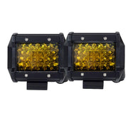 2x 4 inch Spot LED Work Light Bar Philips Quad Row 4WD Fog Amber Reverse Driving V94-4X4-WORK18SL4-Y*2