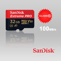 SANDISK SDSQXCG-032G-GN6MA 32GB MICRO SDHC EXTREME PRO 4K , A1 V30, UHS-I/ U3, 100MB/s V28-FFCSAN32GTFQXCG100