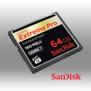 SanDisk Extreme Pro CFXP 64GB CompactFlash 160MB/s (SDCFXPS-064G) V28-FFCSAN64GBCFE160