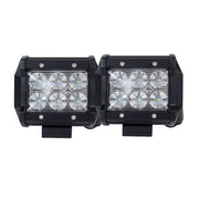 Pair 4inch CREE LED Work Light Bar Flood Beam Offroad Driving Lamp Reverse Fog V94-4X4-WORK18F-W*2