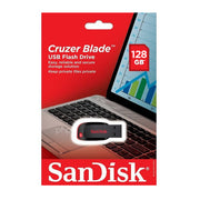 Sandisk Cruzer Blade CZ50 128GB USB Flash Drive V28-FUSSAN128GCZ50