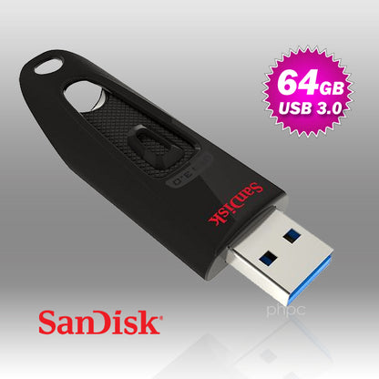 SanDisk Ultra CZ48 64G USB 3.0 Flash Drive (SDCZ48-064G) V28-FUSSAN64GCZ48U3