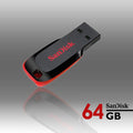 Sandisk Cruzer Blade CZ50 64GB USB Flash Drive V28-FUSSAN64GCZ50CB