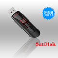 SANDISK SDCZ600-064G 64GB CZ600 CRUZER GLIDE USB 3.0 VERSION V28-FUSSAN64GCZ600U3CG