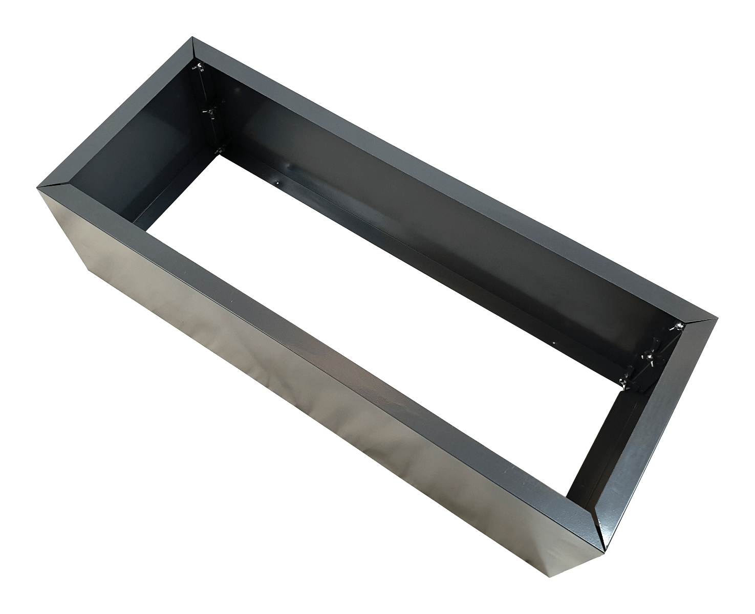 Grey Metal Planter Small V77-1018794